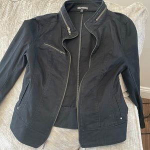 Express black jacket size small